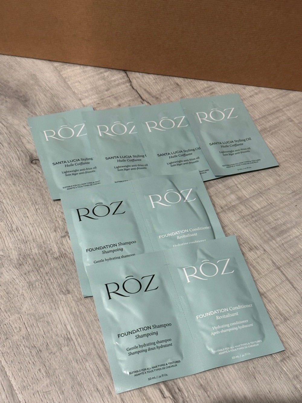Santa Lucia Styling Oil Sachets - Aqua Blue